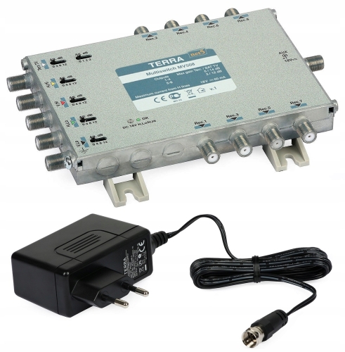 Multiswitch Terra MV-508 + zasilacz