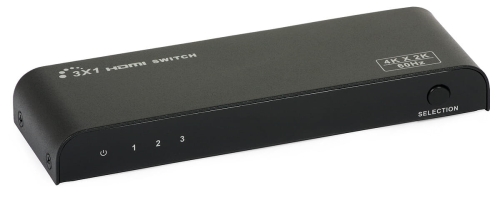 Switch HDMI 3x1 60Hz HDMI 2.0 HDCP 4Kx2K Signal