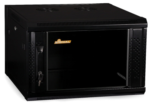Szafa RACK 19' 6U 600 mm wisząca Signal czarna