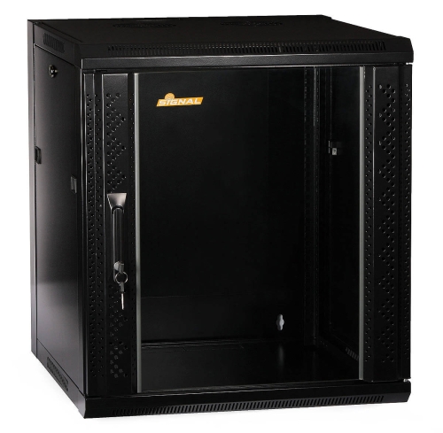 Szafa RACK 19' 12U 600 mm wisząca Signal czarna