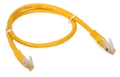 Patchcord 0.5m kat. 5e żółty