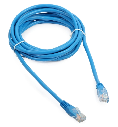 Patchcord UTP 3m kat. 5e niebieski
