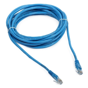 Patchcord UTP 5m kat. 5e niebieski
