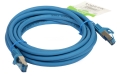 Patchcord S/FTP 3m kat. 6A niebieski