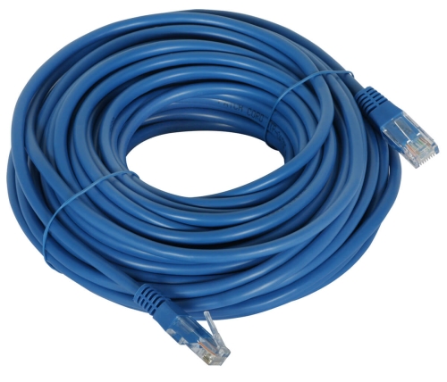 Patchcord UTP 15m kat. 5e niebieski