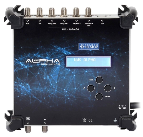 Wzmacniacz kanałowy DVB-T2 ALPHA Telmor