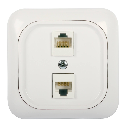 Gniazdo komputerowe podwójne RJ45 GMK-M8-2 Satel