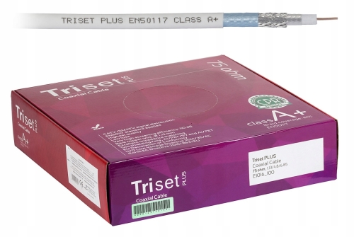 Przewód antenowy TRISET PLUS Dca LSZH 110dB A+