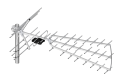 Antena Tri Digit ze wzmacniaczem DVB-T2 UHF Dipol 44