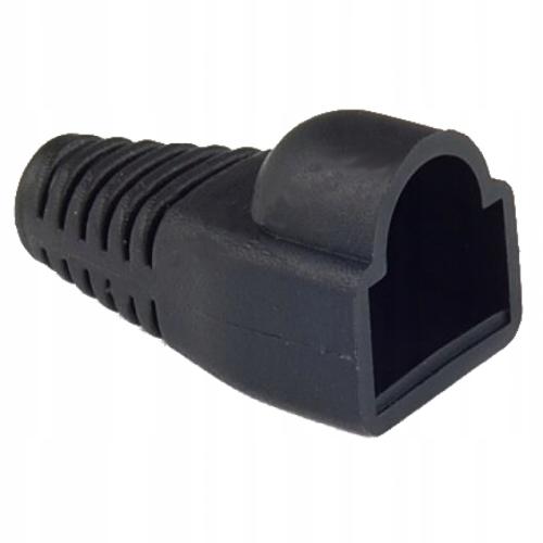 Osłona złącza modularnego wtyku RJ-45 czarna