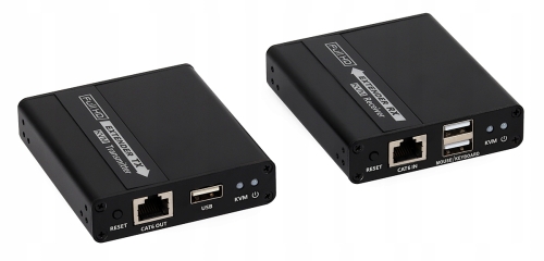 Konwerter HDMI na skrętkę UTP k.6 + USB 70m Signal