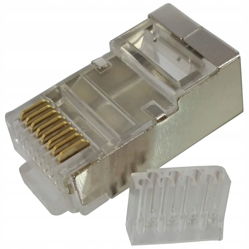 Wtyk modularny ekranowany RJ-45 8P8C kat. 6 10 szt