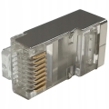 Wtyk RJ45 8P8C kat5e pass through ekranowany 100szt