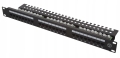 Patch panel UTP 19'' 24xRJ45 kat.5e tacka Krone