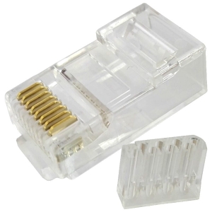 Wtyk modularny RJ-45 8P8C kat. 6 na drut 100szt