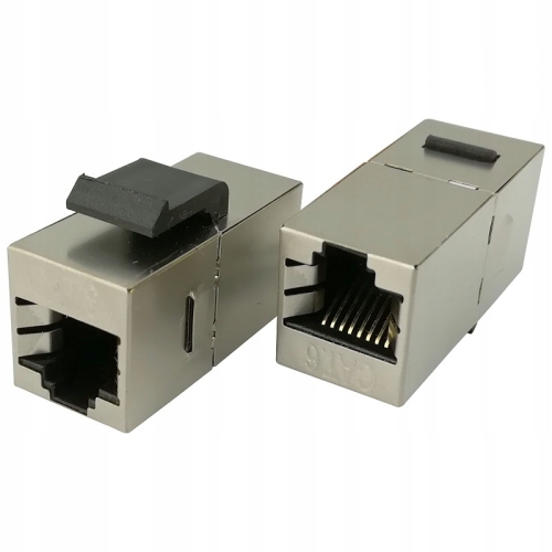 Łącznik modularny Keystone RJ-45 STP ekranowany kategorii 6 beczka