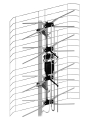 Antena siatkowa ASP-8 PM DVB-T2 z symetryzatorem
