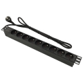 Listwa zasilająca 230V do szafy RACK 19' 9 gniazd