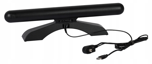 Antena pokojowa DVB-T2 wzmacniacz 40dB USB SONUS