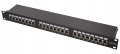 Patch Panel STP 1U 24 porty k5e +uchwyt RJ-45 RACK