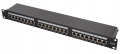 Patch Panel FTP 1U 24 porty k.6 +uchwyt RJ-45 RACK