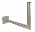 Nierdzewny uchwyt TV SAT murowy 50cm WN-500 Inox