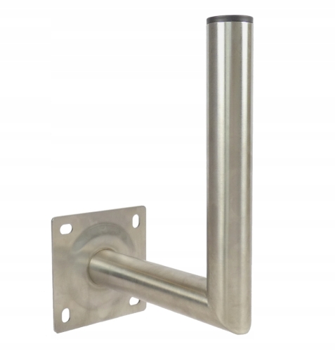 Nierdzewny uchwyt TV SAT murowy 20cm WN-200 Inox