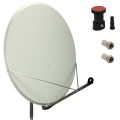 Antena satelitarna 100cm FAMAVAL + Konwerter + złącza