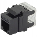 Moduł keystone RJ-45 UTP kategorii 5e Dual IDC czarny narzędziowy