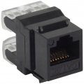 Moduł keystone RJ-45 UTP kategorii 5e Dual IDC czarny narzędziowy