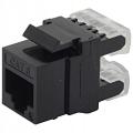 Moduł keystone RJ-45 UTP kategorii 6 Dual IDC czarny narzędziowy