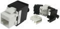 Moduł keystone RJ-45 UTP kategorii 5e IDC 110 czarny beznarzędziowy