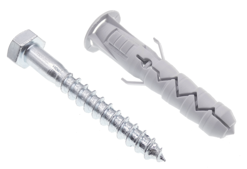 Kołek rozporowy dybel z wkrętem z łbem 6-kątnym 12mm x 60mm x 60mm