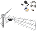 Antena Tri Digit ze wzmacniaczem UHF DVB-T2 Dipol 44/21-48