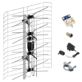 Antena siatkowa ASP-8W PM DVB-T2 ze wzmacniaczem