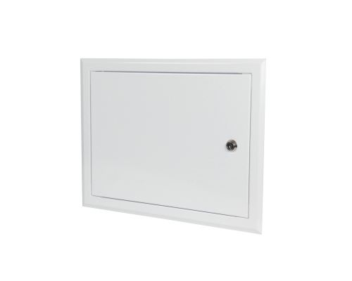 Drzwiczki rewizyjne 300 x 200 mm DR-2 metalowe białe na klucz Laco