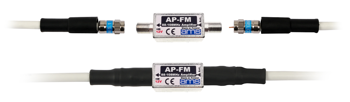 Sposób podłączenia wzmacniacza AP-FM