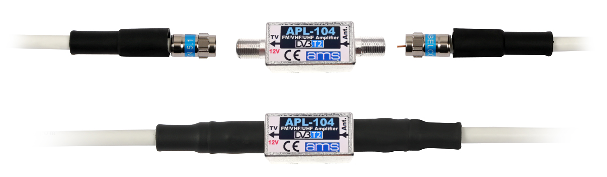 Sposób podłączenia wzmacniacza APL-104