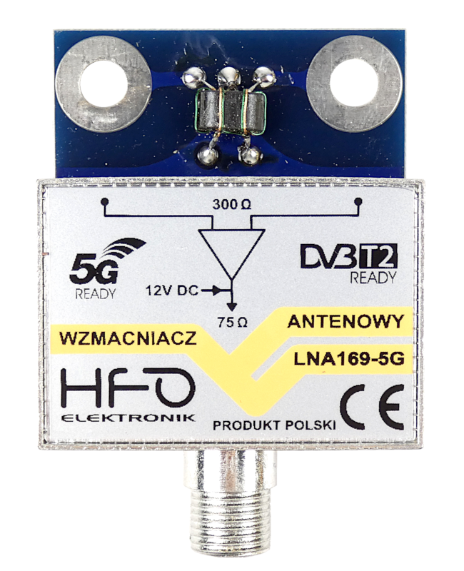 Wzmacniacz antenowy DVB-T2 dopuszkowy LNA-169
