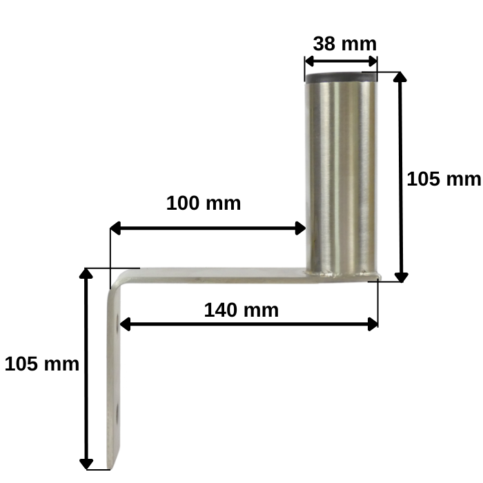Uchwyt antenowy murowy UMS-10N Luxon