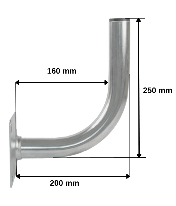 Uchwyt antenowy murowy WL-200 Luxon