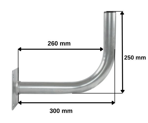 Uchwyt antenowy murowy WL-300 Luxon