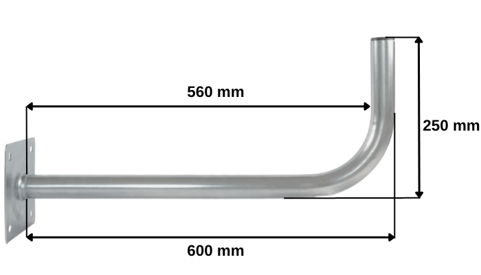 Uchwyt antenowy murowy WL-600 Luxon