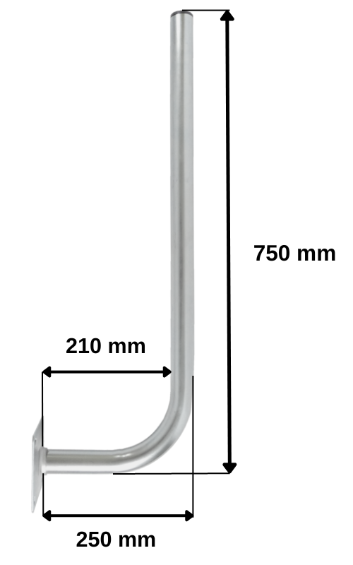 Uchwyt antenowy Luxon Uchwyt murowy WL750