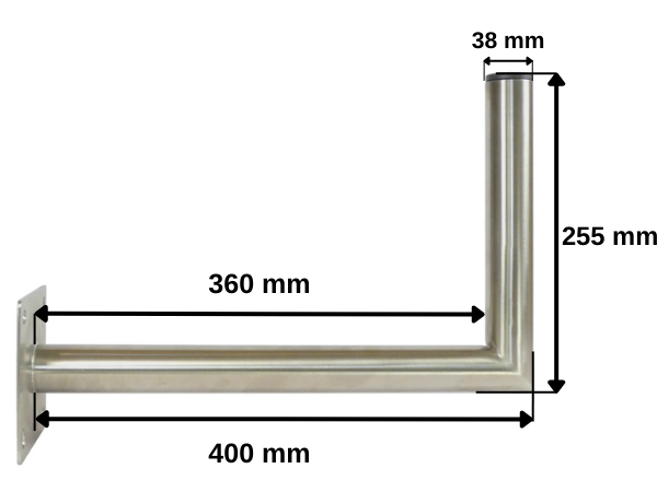 Uchwyt antenowy murowy WN-400 Luxon