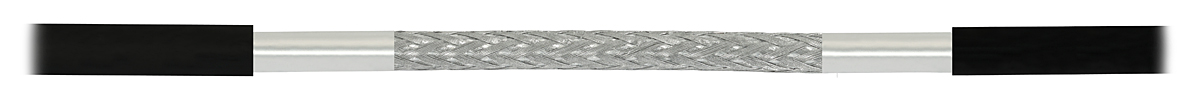 Pokrycie oplotem (aluminium) 77%: